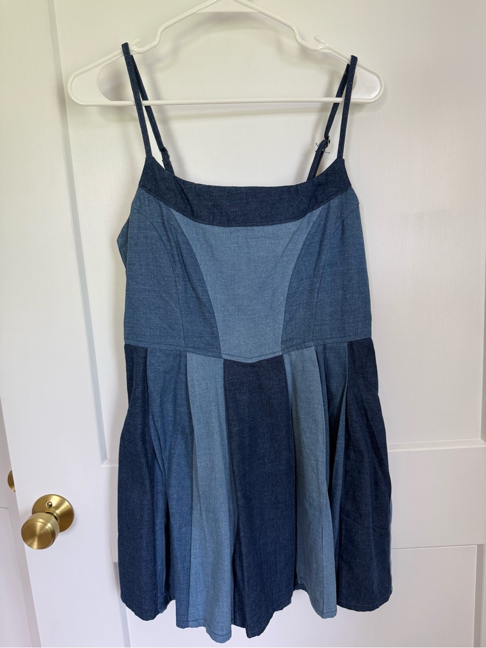 Denim Patchwork Dress